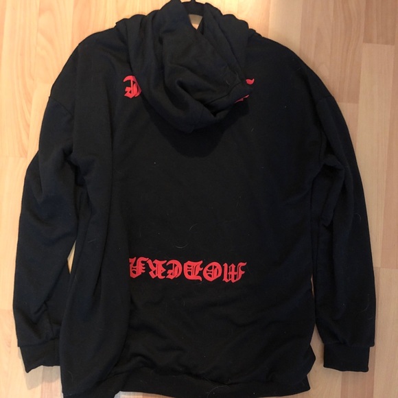 Black oversized hoodie yeezy look a like - Picture 2 of 2